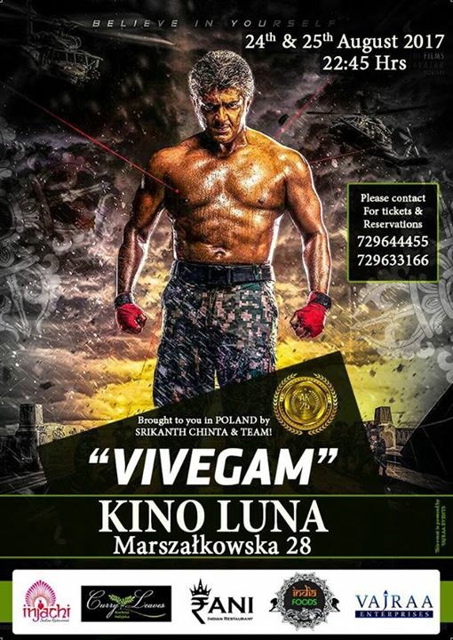Vivegam in Poland Theatre List